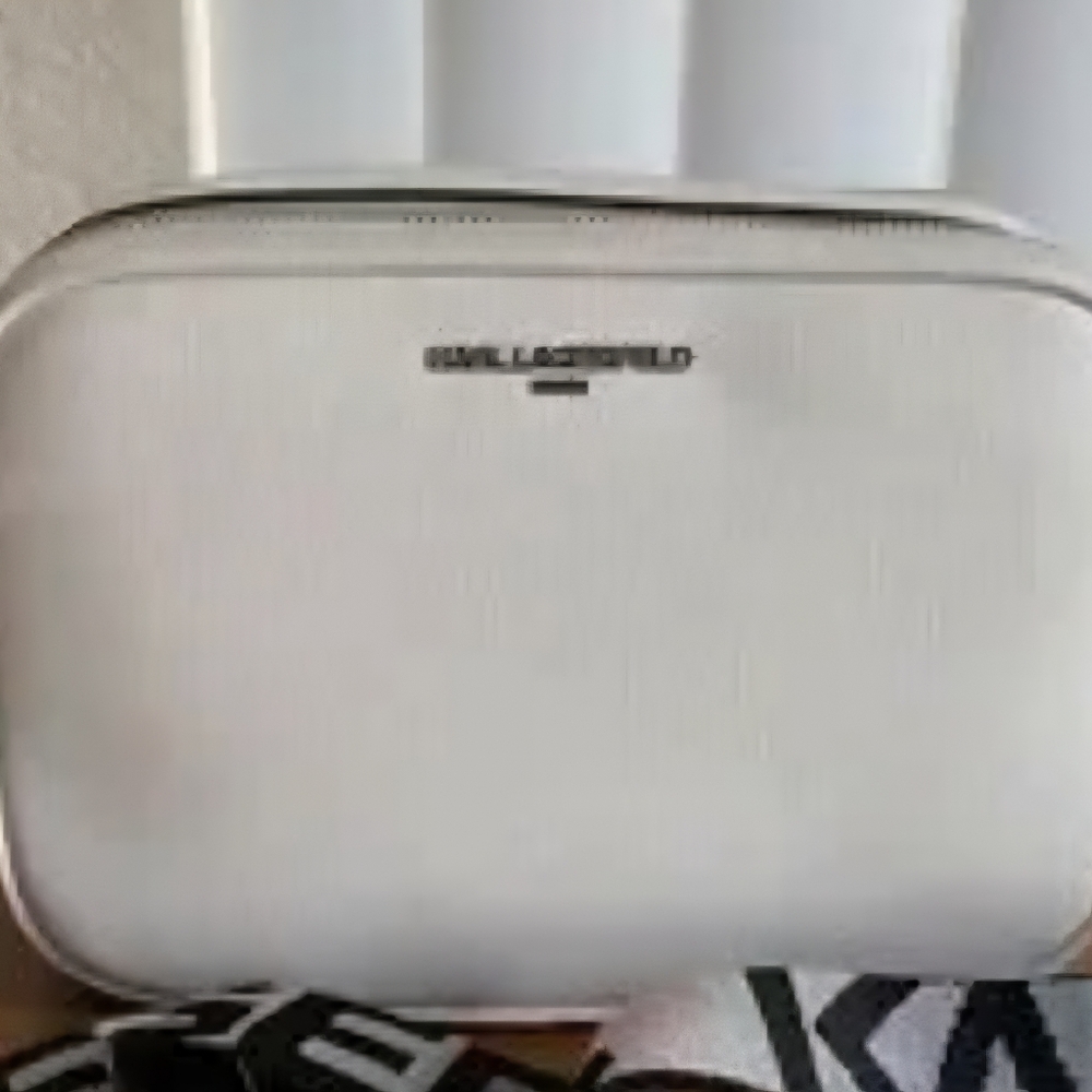 Karl Lagerfeld Paris Maybelle Crossbody Bag Winter White/Blush Nwot